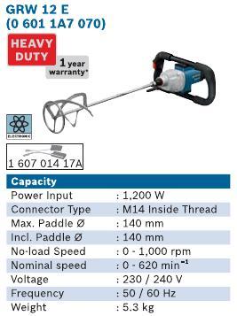 1200 Watt Stirrer & Mixer Drill