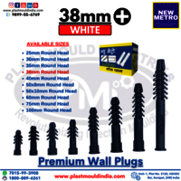 38 mm Wall Plugs