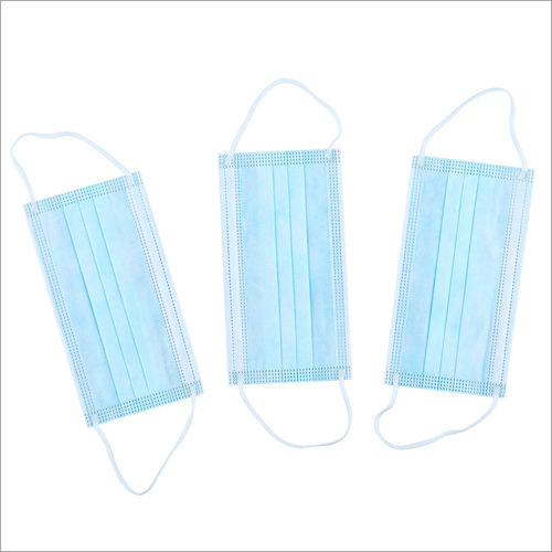 3 Ply Non Woven Disposable Face Mask With Ear Loop