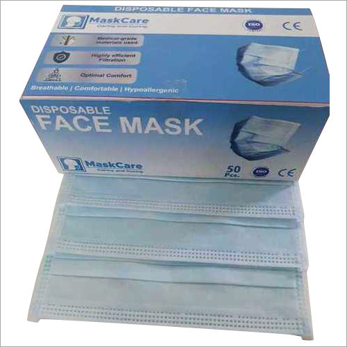 3 Ply Disposable Surgical Face Mask