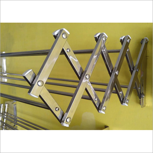 Silver Ss Wall Mounted Square Pipe Hanger