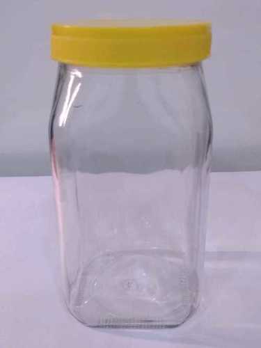 1000 GM Glass Honey Jar - Glass Material, 1000 GM Storage Capacity | Leak Proof Design, Easy to Pour and Clean, Plain Pattern