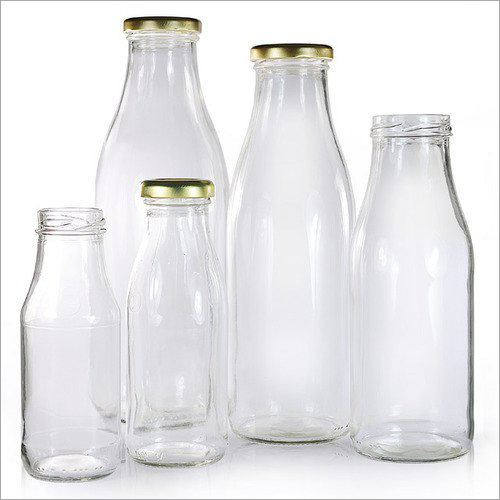 Glass Juice Bottle Capacity: 200 Ml 300 Ml 500 Ml 1000 Ml Milliliter (Ml)