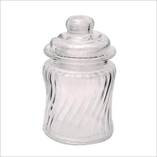 Biscuit Glass Jar By M.G. OVERSEAS