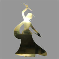 Brass Figure Laser Cut Design - 0.5-10 Mm Thickness | Durable Material, Custom Size, Artistic Interiors Decor For Residential And Corporate Spaces