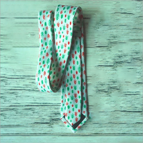 Mens Printed Tie - Polyester Fabric , Stylish Neck Tie with Elegant Printed Design for Formal and Casual Attire