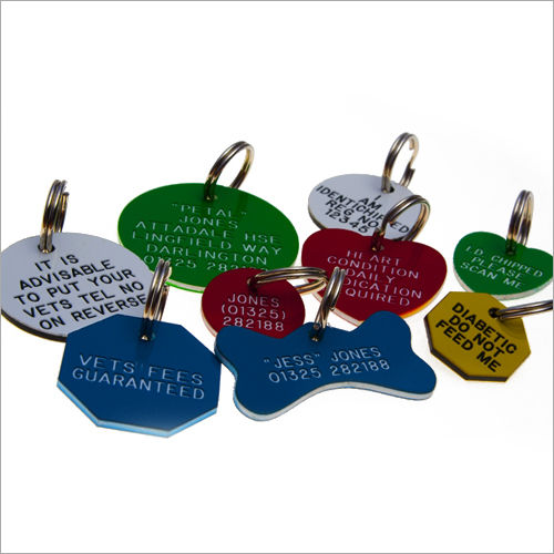 Any Customize Shape Acrylic Engraved Tags