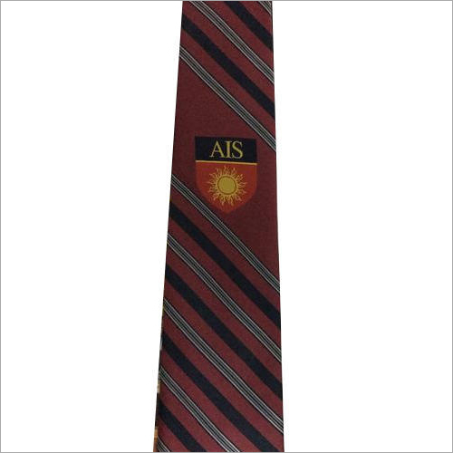 Uniform Tie - Polyester Fabric, Full Size, Striped Pattern, Suitable for All Seasons - Ideal Neck Tie for Professional Attire