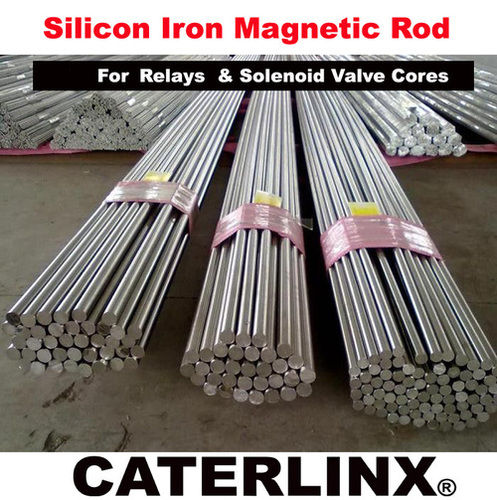 High Silicon Steel Rod, Silicon Iron Magnetic Rod for Relays or Solenoid Valve Cores