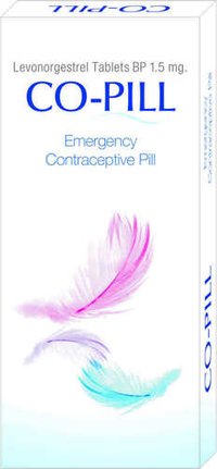 Co-pill - Levonorgestrel Tablets Bp 1.5 Mg., Emergency Contraceptive For Unplanned Pregnancy Prevention, Effective Within 72 Hours