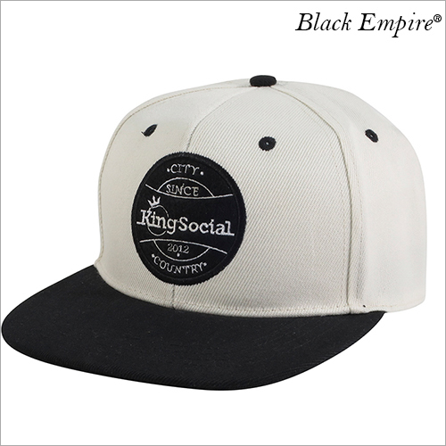 Black And White Snap Back Cap