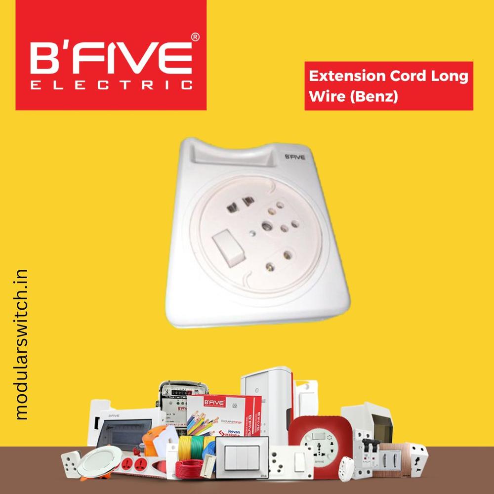 Extension Cord Long Wire (Benz) - Color: White