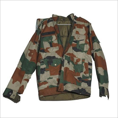 Winter Camouflage Cotton Coat Reversible