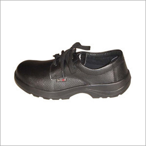 Action Milano Leather Black Safety Shoes
