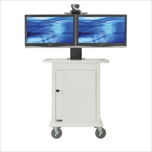 Portable Video Conference Trolley