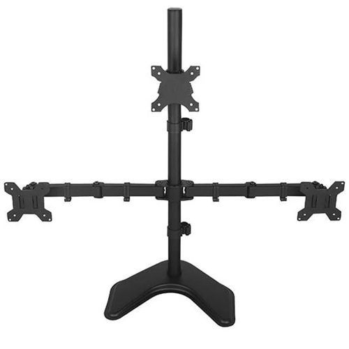 Triple Monitor Mount - Color: Black