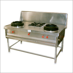 Three Burner Chinese Gas Range