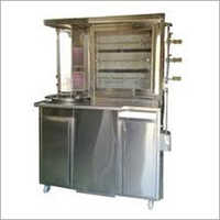 Shawarma Com Chicken Grill Machine - Stainless Steel Ss304, 1-year Warranty For Canteen, Hotel, Restaurant Use
