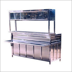 Pav Bhaji Counter - Stainless Steel, Polished Finish | Easy to Handle, Compatible Design, Easy to Clean