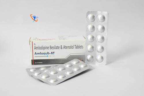 Amlodipine  Besylate  5mg + Atenolol 50mg Tablets