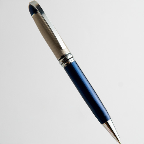 Classic Silver Blue Pen