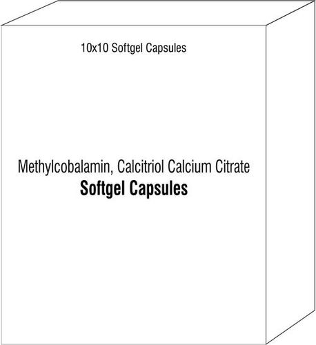Methylcobalamin Calcitriol Calcium Citrate Maleate Zinc and Magnesium Soft Gel Capsules