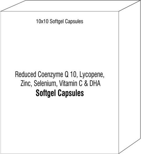 Reduced CoQ 10 Coenzyme Q 10 Lycopene Zinc Selenium Vitamin C DHA