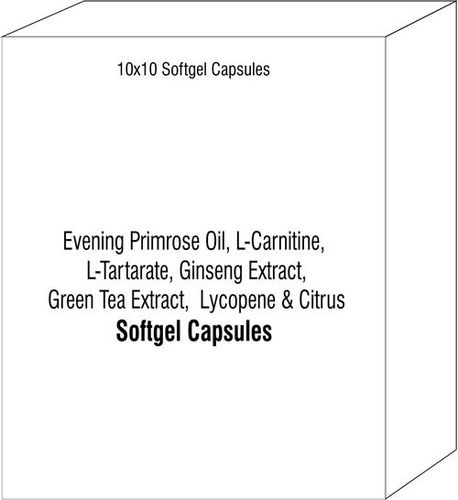 Evening Primrose Oil L-Carnitine L-Tartarate Ginseng Extract Green Tea Extract Lycopene Citrus