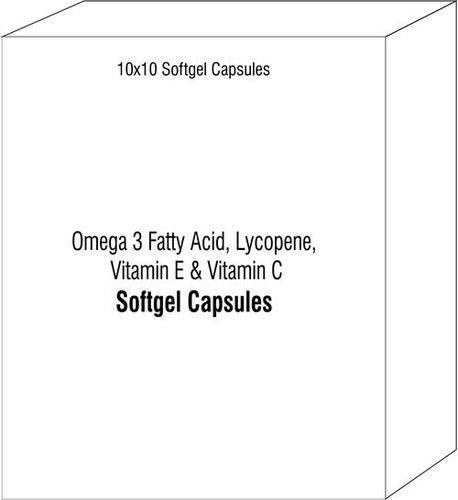 Omega 3 Fatty Acid Lycopene Vitamin E & Vitamin C Softgel Capsules Vitamin C Softgel Capsules General Medicines