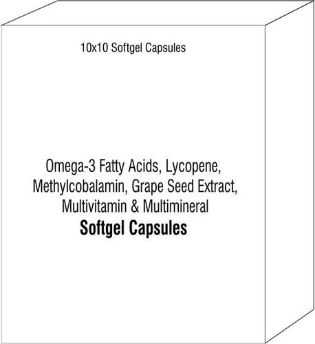 Omega-3 Fatty Acids Lycopene Methylcobalamin Grape Seed Extract Multivitamin Multimineral