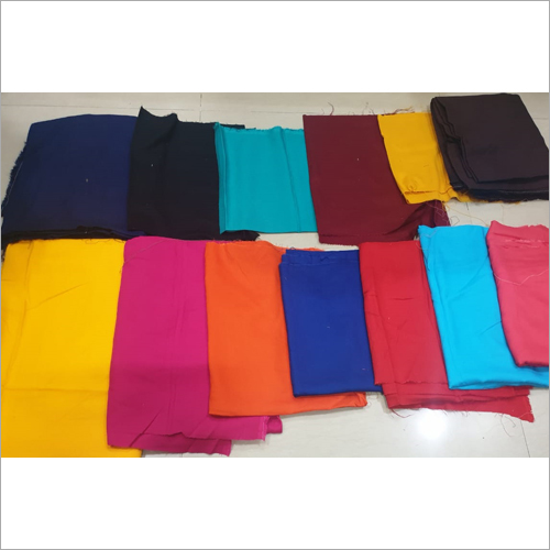Available In Different Color Rayon Plain Fabric