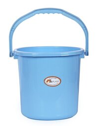 20 Ltr Plastic Bucket - Polypropylene, Durable Blue Design | Leak Proof For Home And Hotel Use