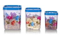 Foil Printed Plastic Square Container - Density: ~0.90a  1.38 G/cma Gram Per Cubic Centimeter(g/cm3)