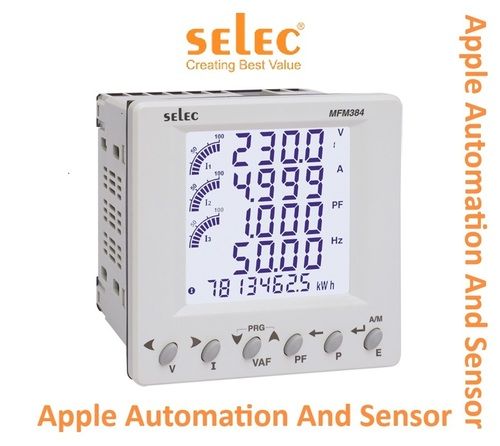 Selec MFM384-R-C-CE  LCD Multifunction Meter