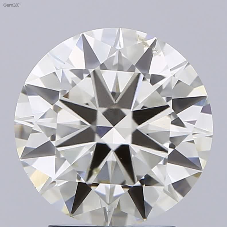 3.00ct K VS2 Round Brilliant Cut Diamond HRD Certified Stone TYPE2A