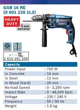 750 Watt Impact Drill