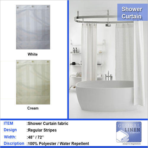 Bathroom Shower Curtains By GLOBAL LINEN COMPANY