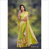 Ladies Linen Silk Sarees