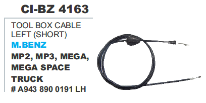 Tool Box Cable Left Truck