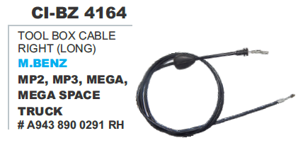 Tool Box Cable Right M Benz Truck