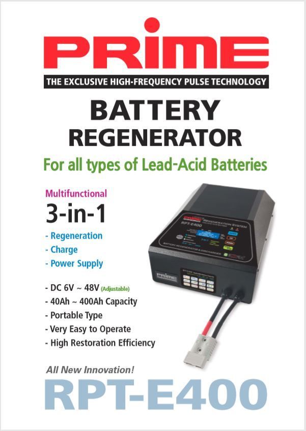 RPT E400 Battery Regeneration