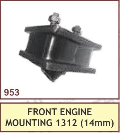 Front Engine Mounting 1312 (14Mm) - Material: Rubber