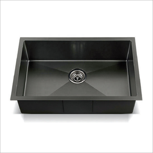 Black Matt Nano Technology Stainless Steel Single Bowl Sink