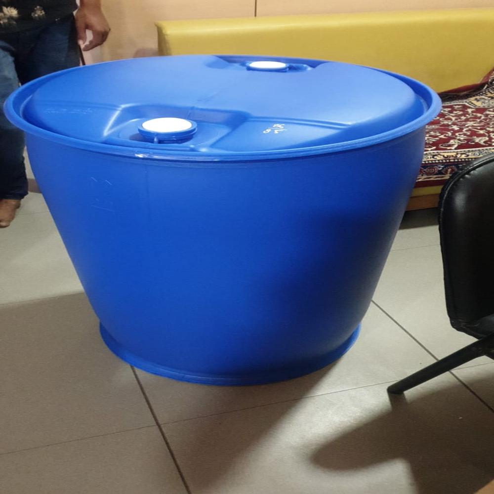 200 Ltr Plastic Drum Container - Color: Blue