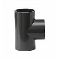 Upvc Tee - Plastic Socket Joint, 12-month Warranty | Grey Color, Leak-proof Design, Rugged Performance