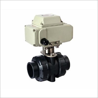 PVDF True Union Electric Actuator Ball Valve