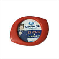 Promotional Paper Weight - Ceramic, 100 G, Red | Printed Design, Ideal For Advertising And Office Branding