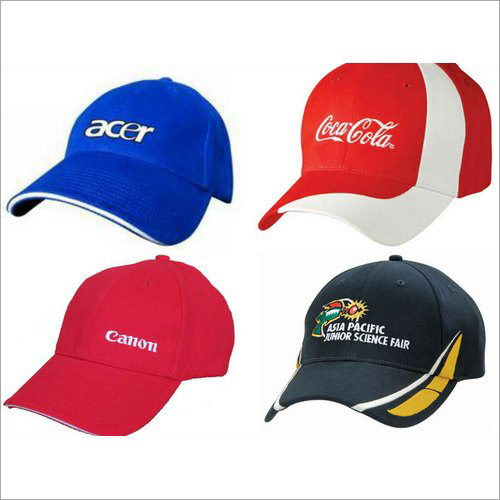 Customized Printed Cap - Cotton Material, Available in Multiple Colors Including Black, Red, Blue | Hand Wash Care, Ideal for Promotional Use