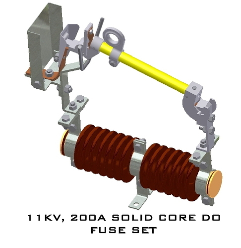 11KV 200a Solid Core Do Fuse Set