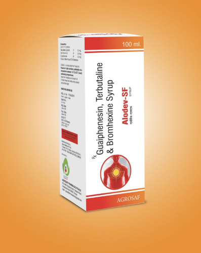 Guaiphenesin, terbutaline and bromhexine syrup